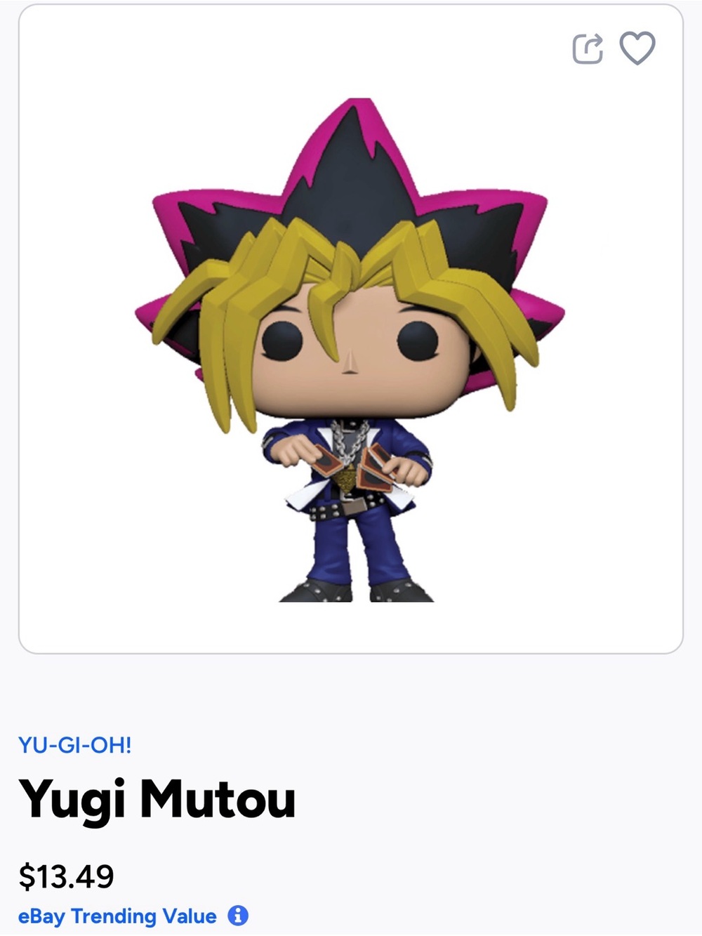 Yugi Mutou Funko Pop Figure-715